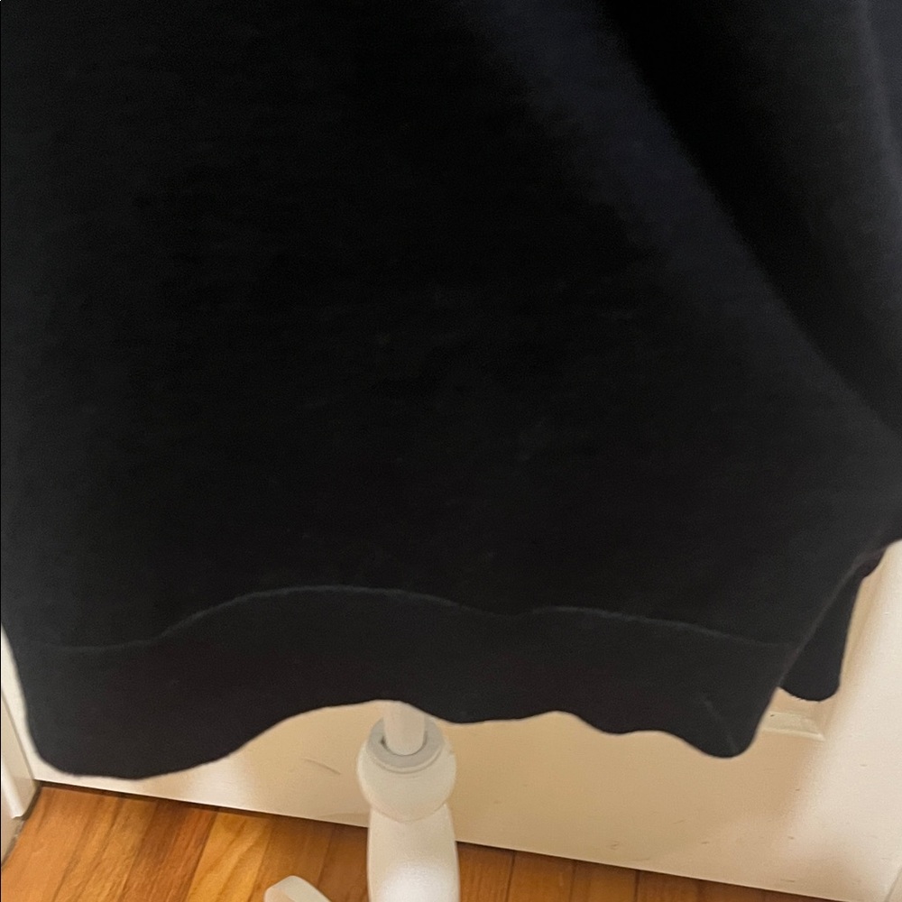 Calvin Klein Black Top with Sheer Sleeves - Picture 4 of 14